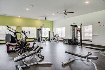 the estates at tanglewood| fitness center with exercise equipment at Century Belmont Station, Kentucky
